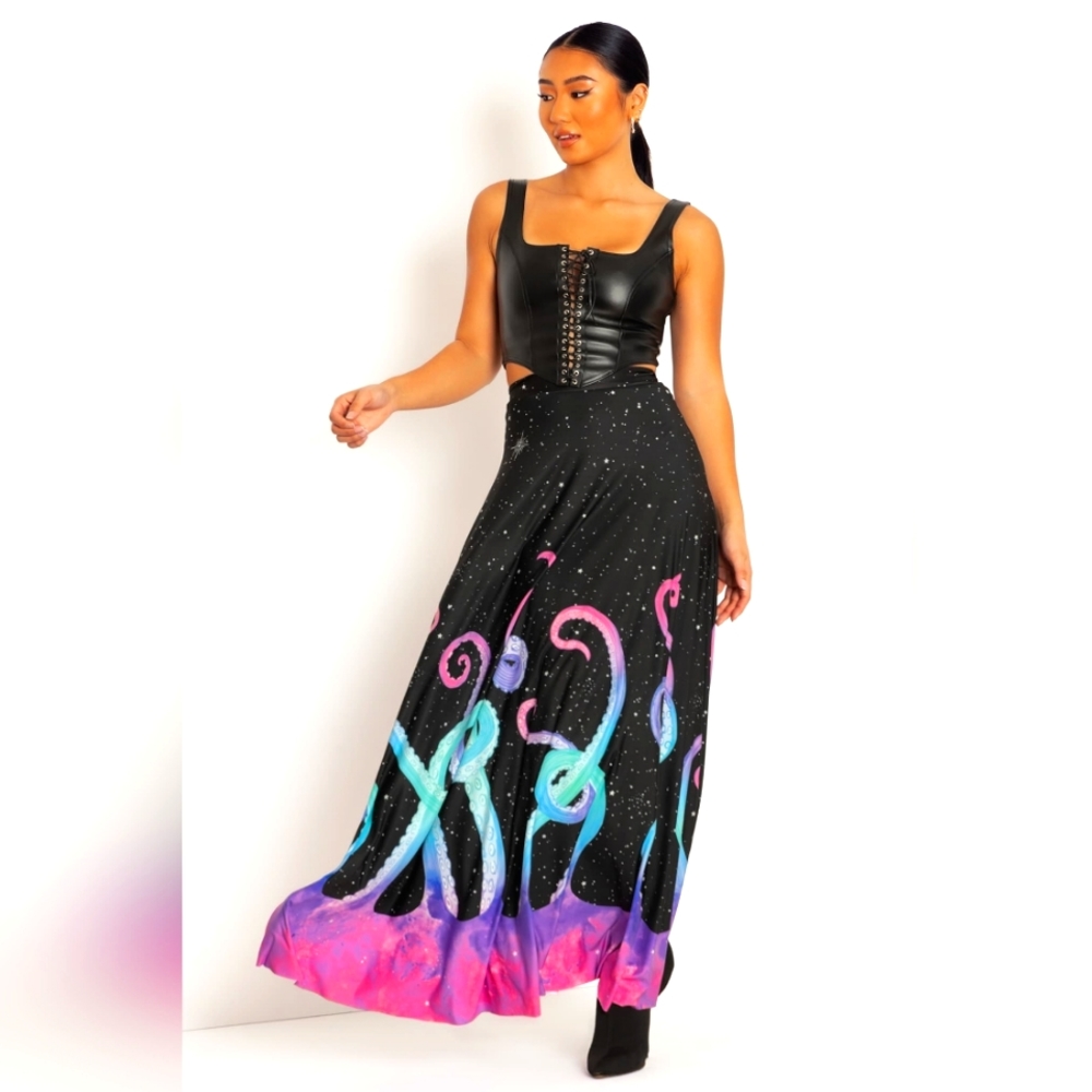 BLACKMILK SPACE TENTACLES MAXI SKIRT - LIMITED MEDIUM BNWT
